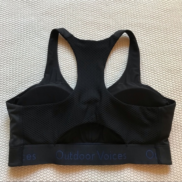 Outdoor Voices Doing Things Bra in Black (S) - Picture 6 of 14